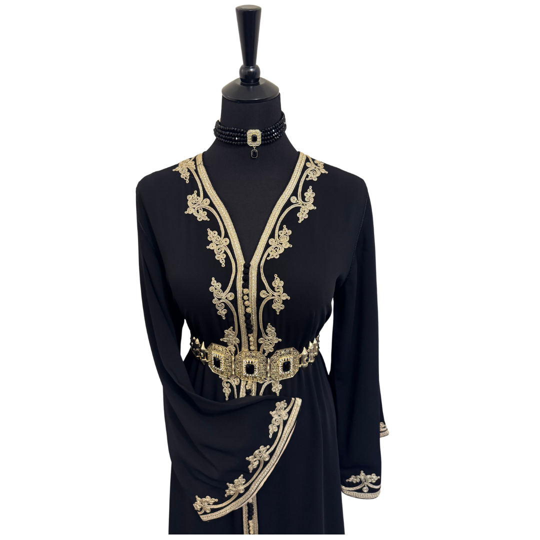 Caftan Barcelone Noir
