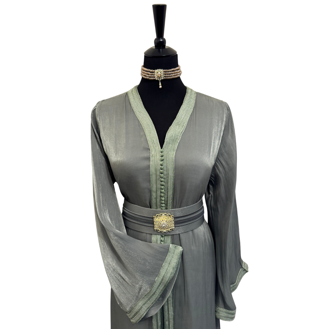 Caftan Santorini Vert Sauge