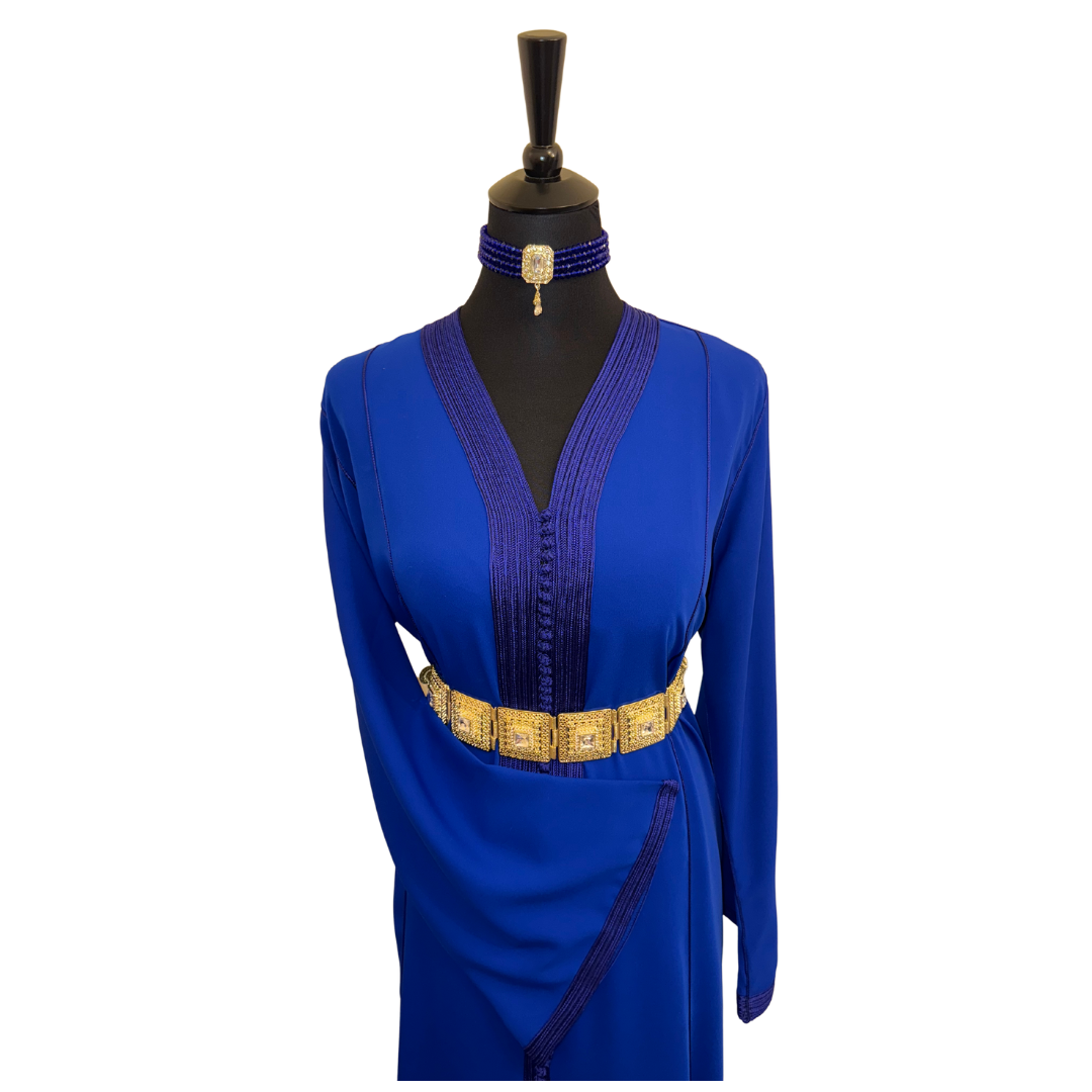 Caftan SOFIA Bleu Roi