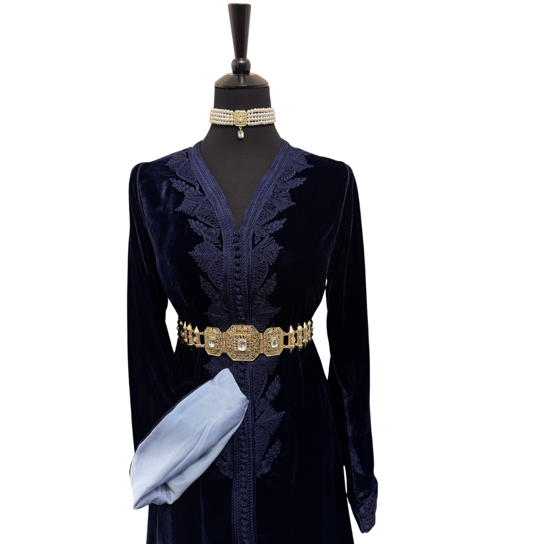Caftan DOHA Bleu