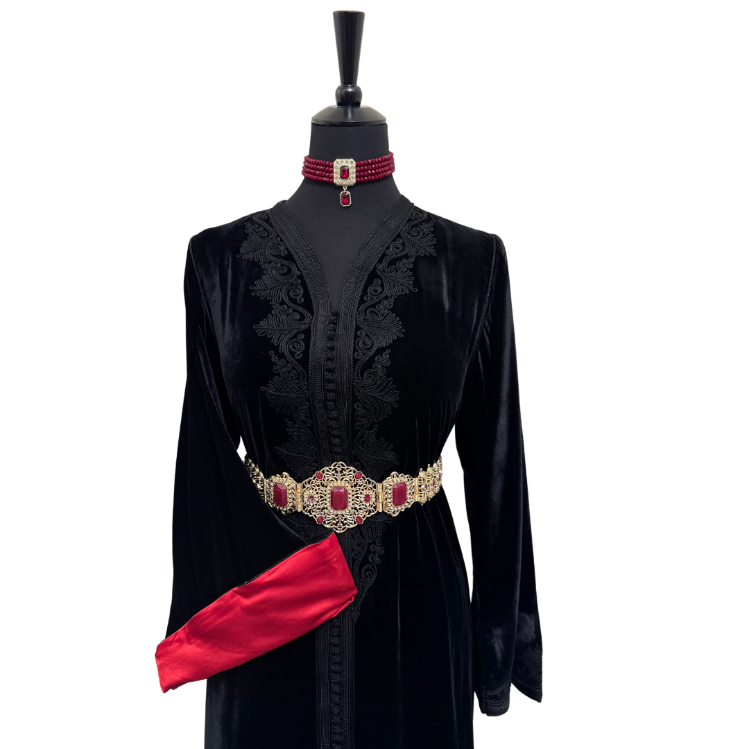 Caftan DOHA Noir