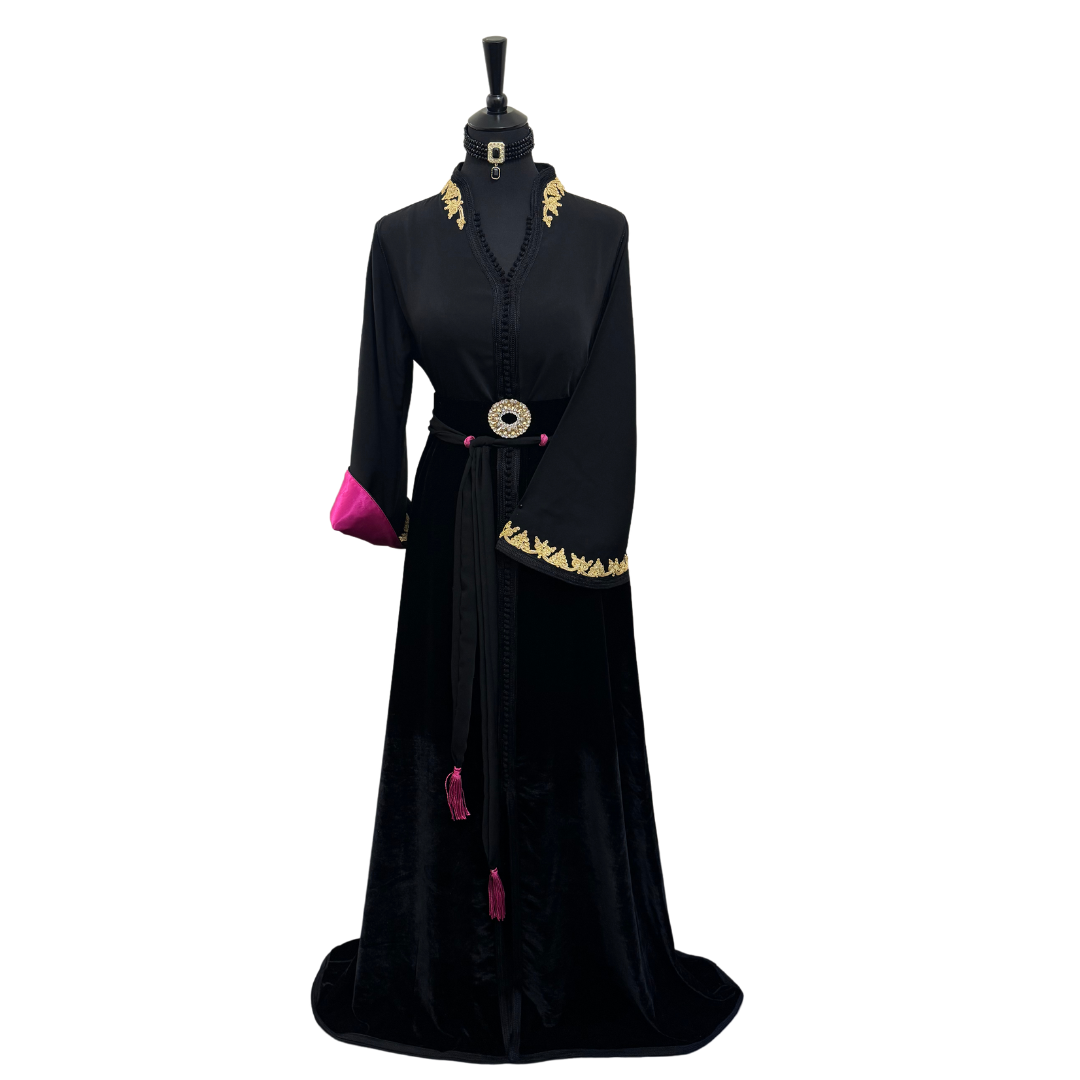 PETRA Kaftan Black