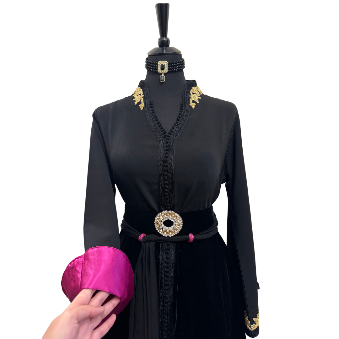 PETRA Kaftan Black