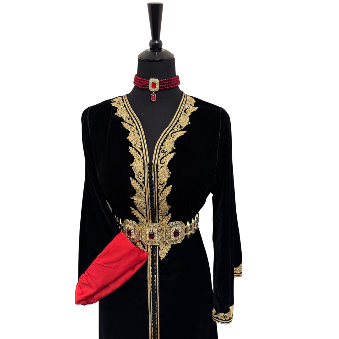 Caftan RIYAD Noir