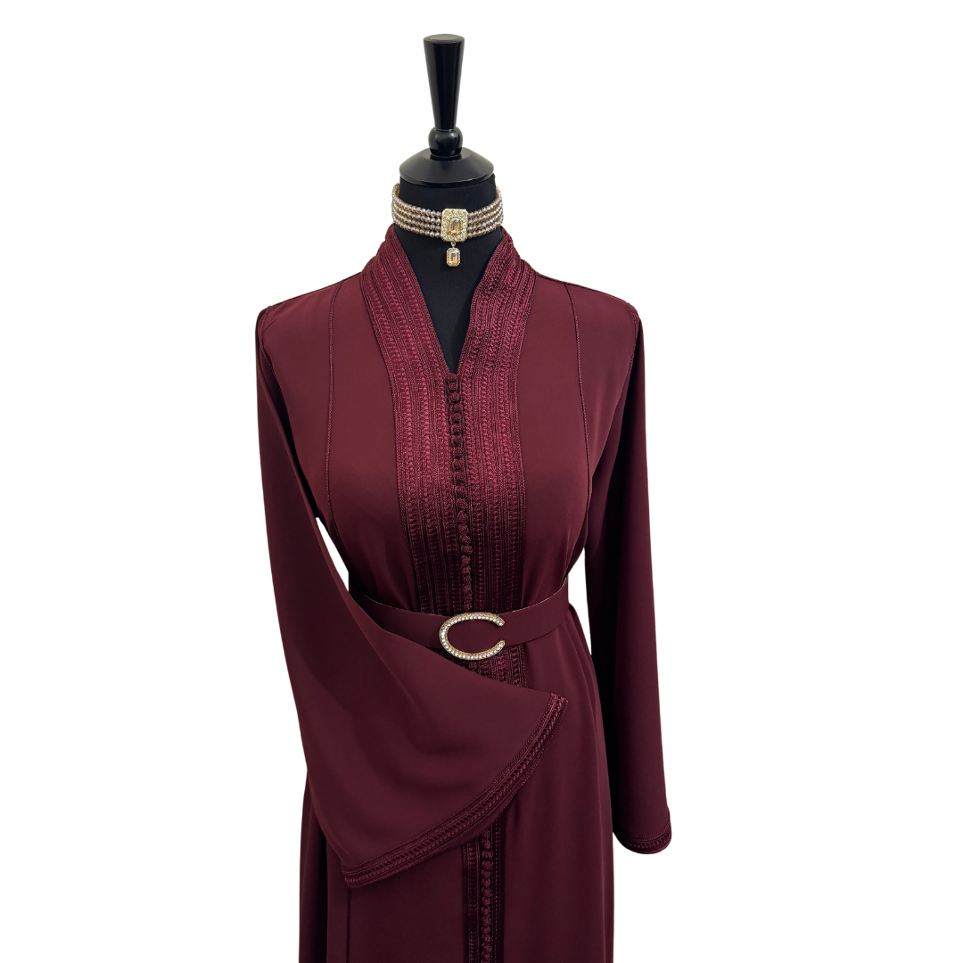 SARAJEVO Burgundy Kaftan