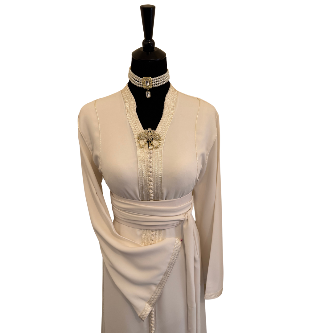 Caftan SINGAPOUR Blanc