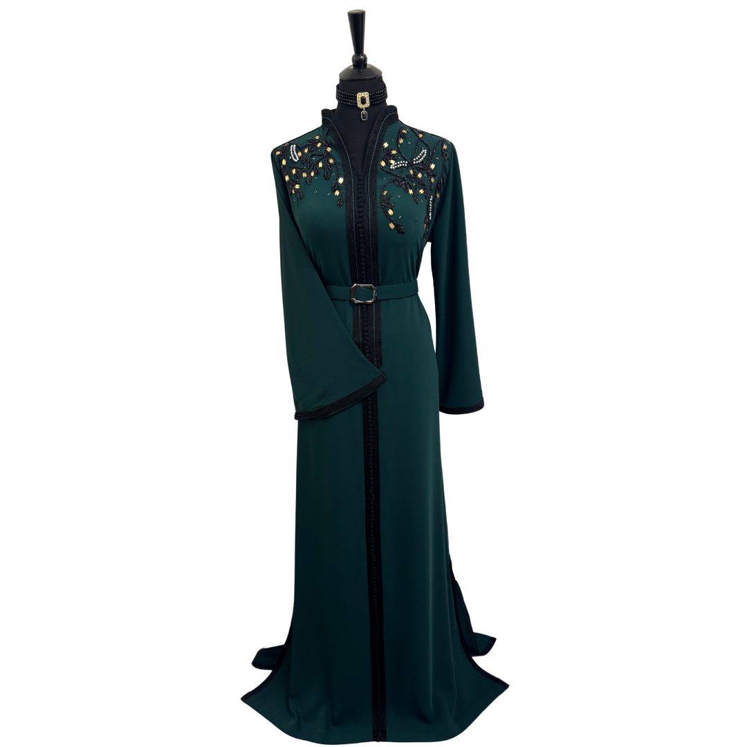 VENISE Green Kaftan