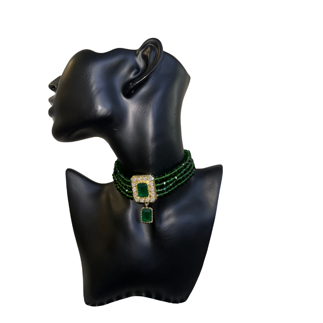 Green Choker Necklace