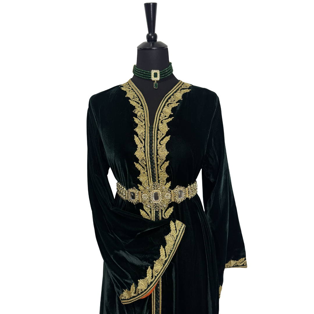 Caftan Riyad Vert