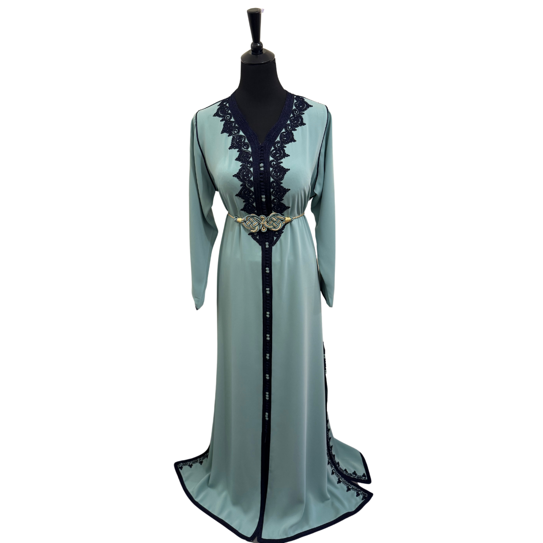 Caftan BALI Bleu claire