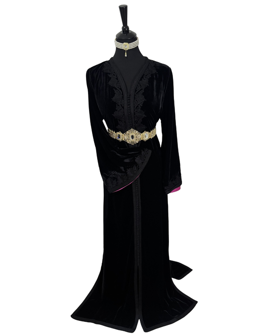 Caftan DOHA Noir