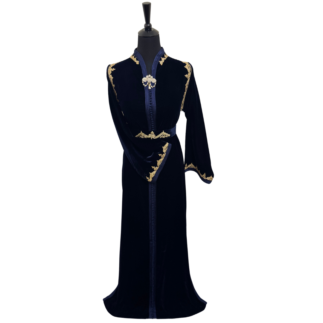 Caftan DAMASC Bleu