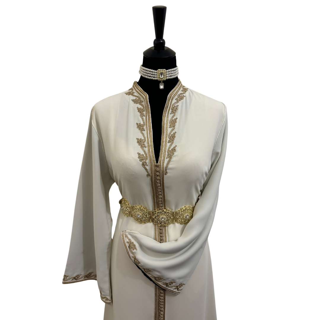 Caftan Rome Blanc