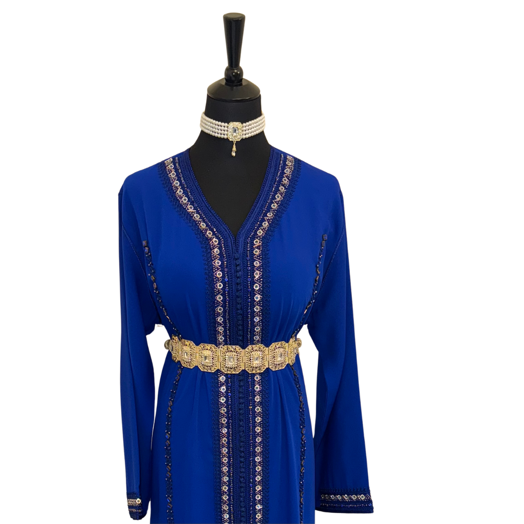 Caftan IZMIR Bleu Roi