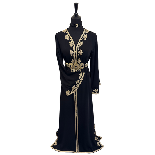 Caftan Barcelone Noir
