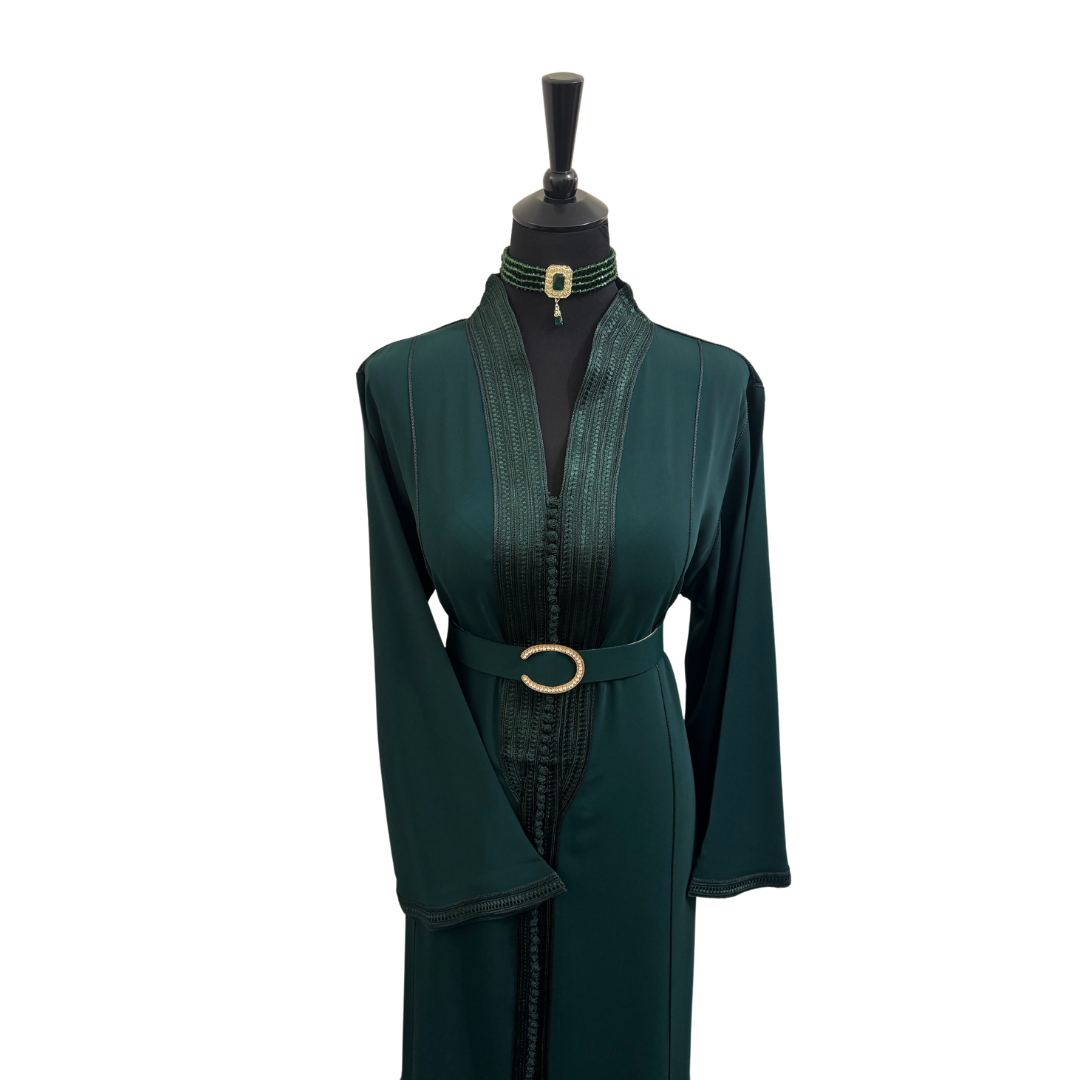 Caftan SARAJEVO Vert Bouteille