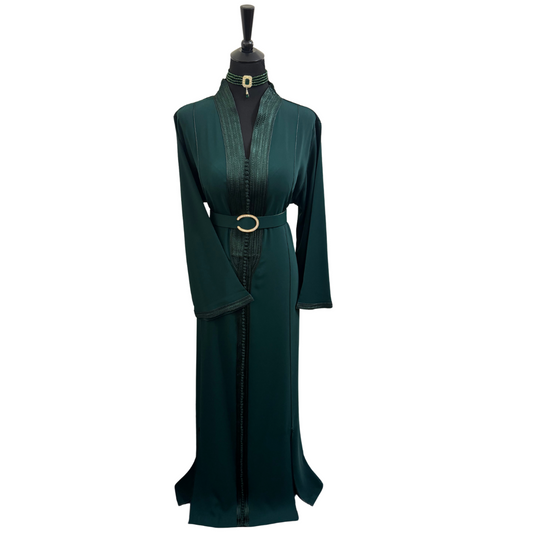 Caftan SARAJEVO Vert Bouteille