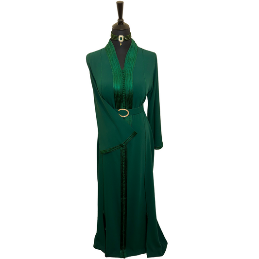 Caftan SARAJEVO Vert Émeraude