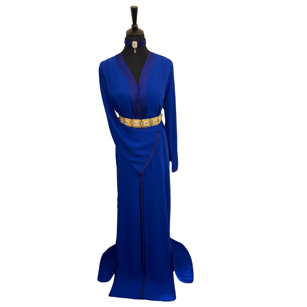 Caftan SOFIA Bleu Roi