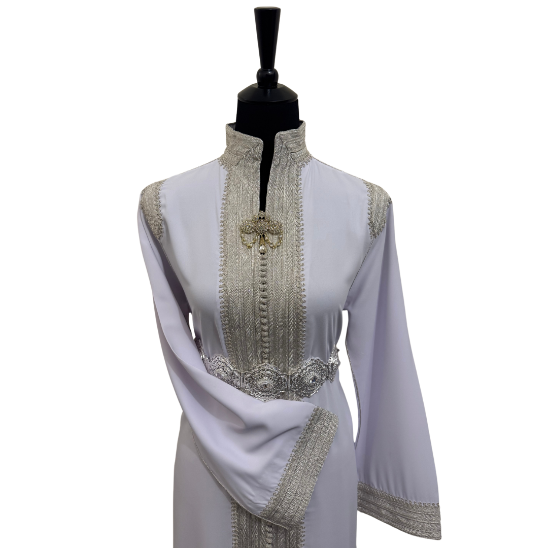 Caftan ALGER Blanc