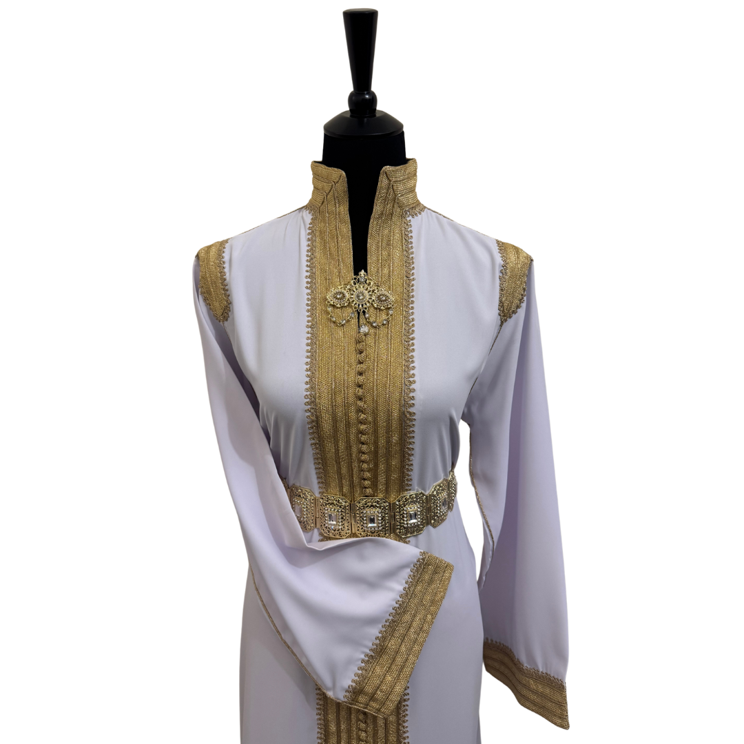 Caftan ALGER Blanc