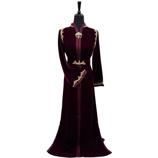 Caftan DAMASC Bordeaux