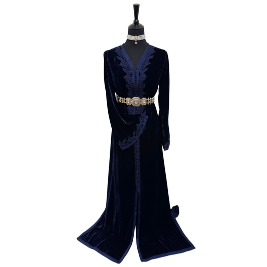 Caftan DOHA Bleu