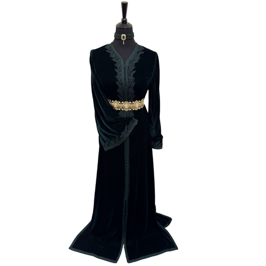 Caftan DOHA Vert