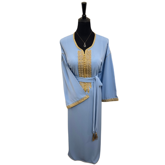 Petit caftan bleu ciel