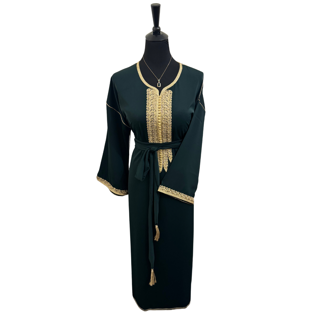 Petit Caftan vert bouteille