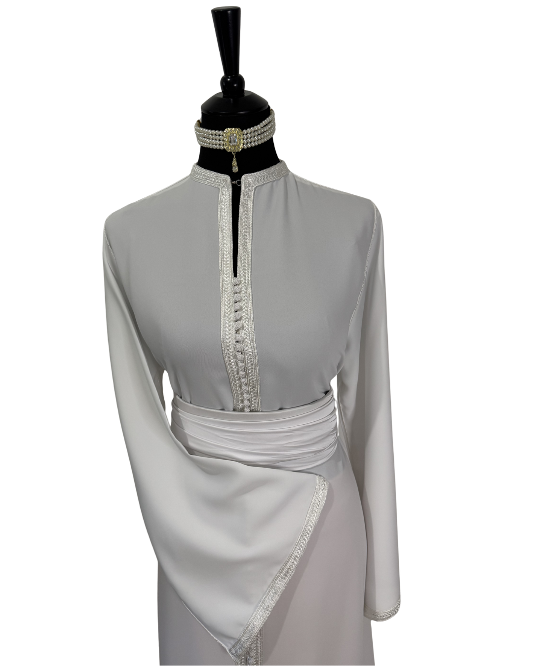 Caftan Jenin Blanc