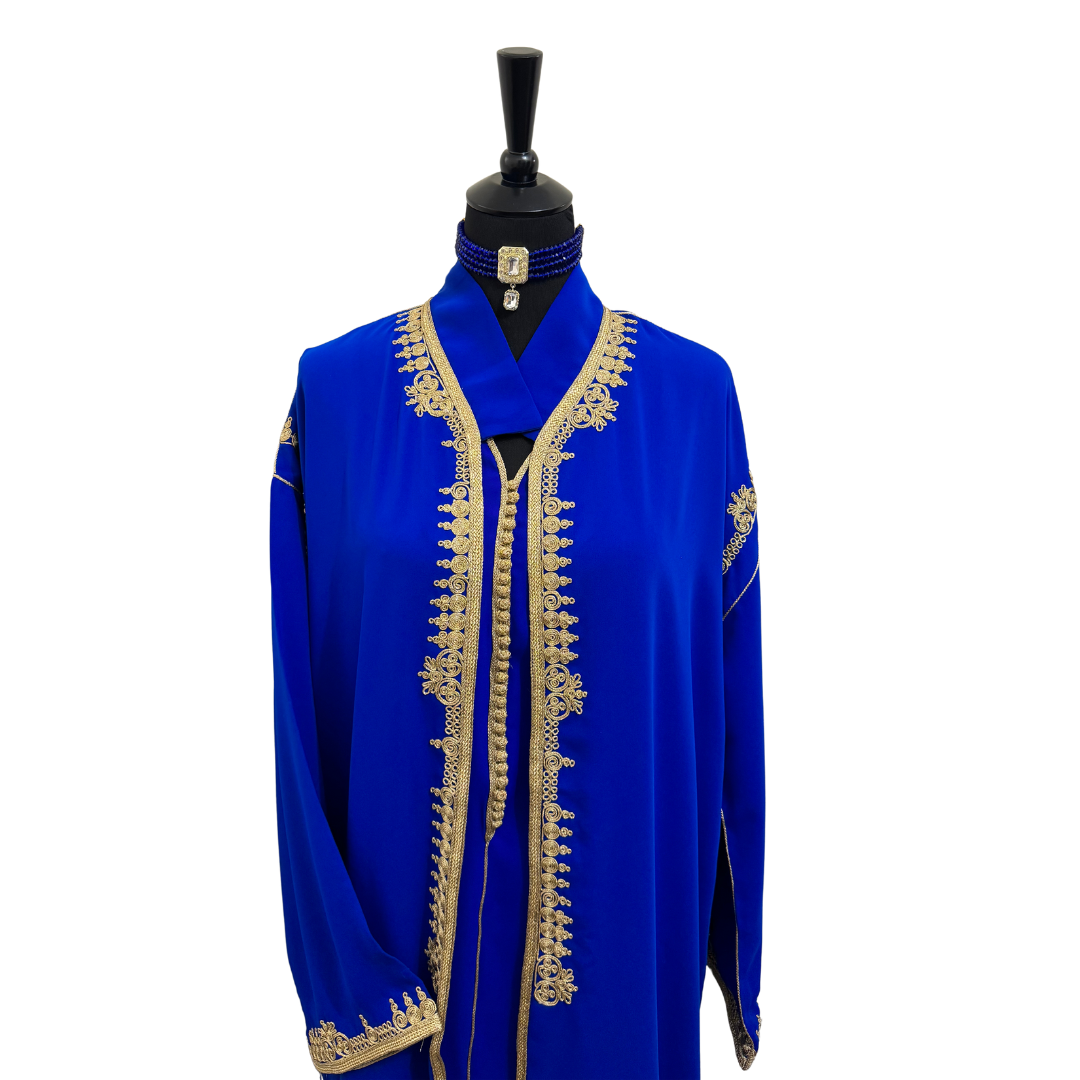 Ensemble KIMONO Marrakech Bleu roi