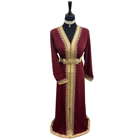 Caftan MALTA Bordeaux