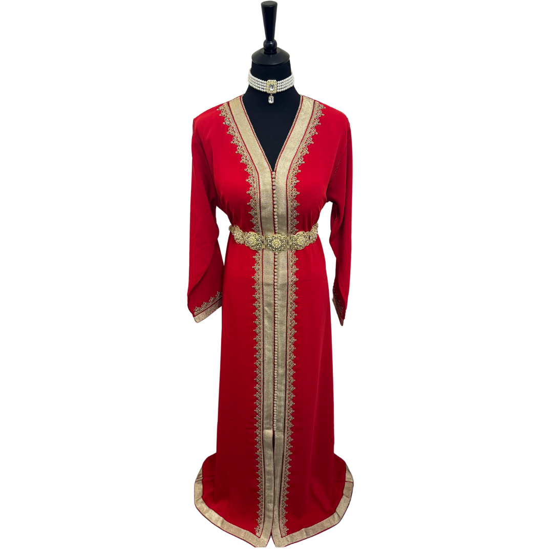 Caftan MALTA Rouge