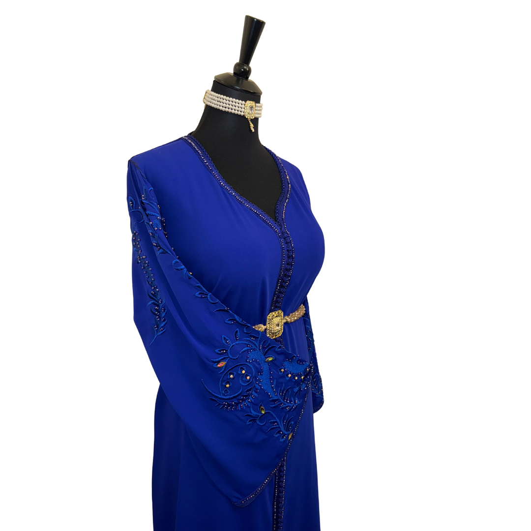 Caftan MUMBAI Bleu