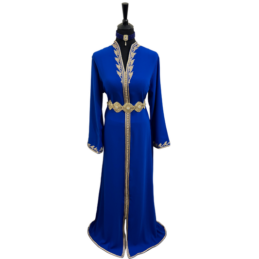 Caftan Rome Bleu roi