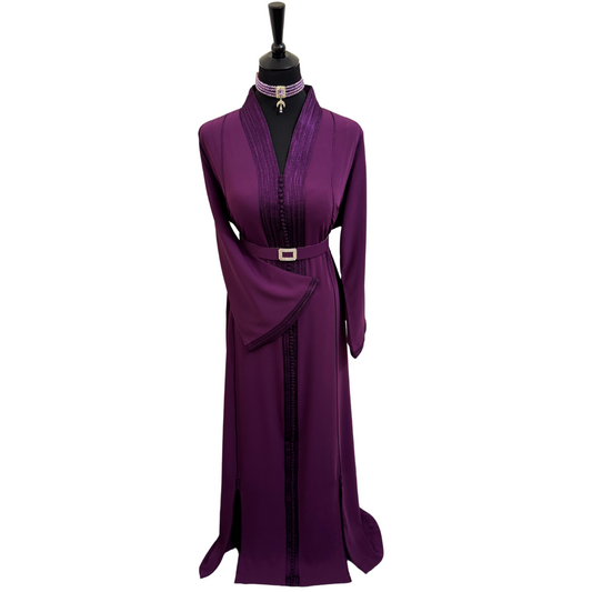 Caftan SARAJEVO Violet Foncé