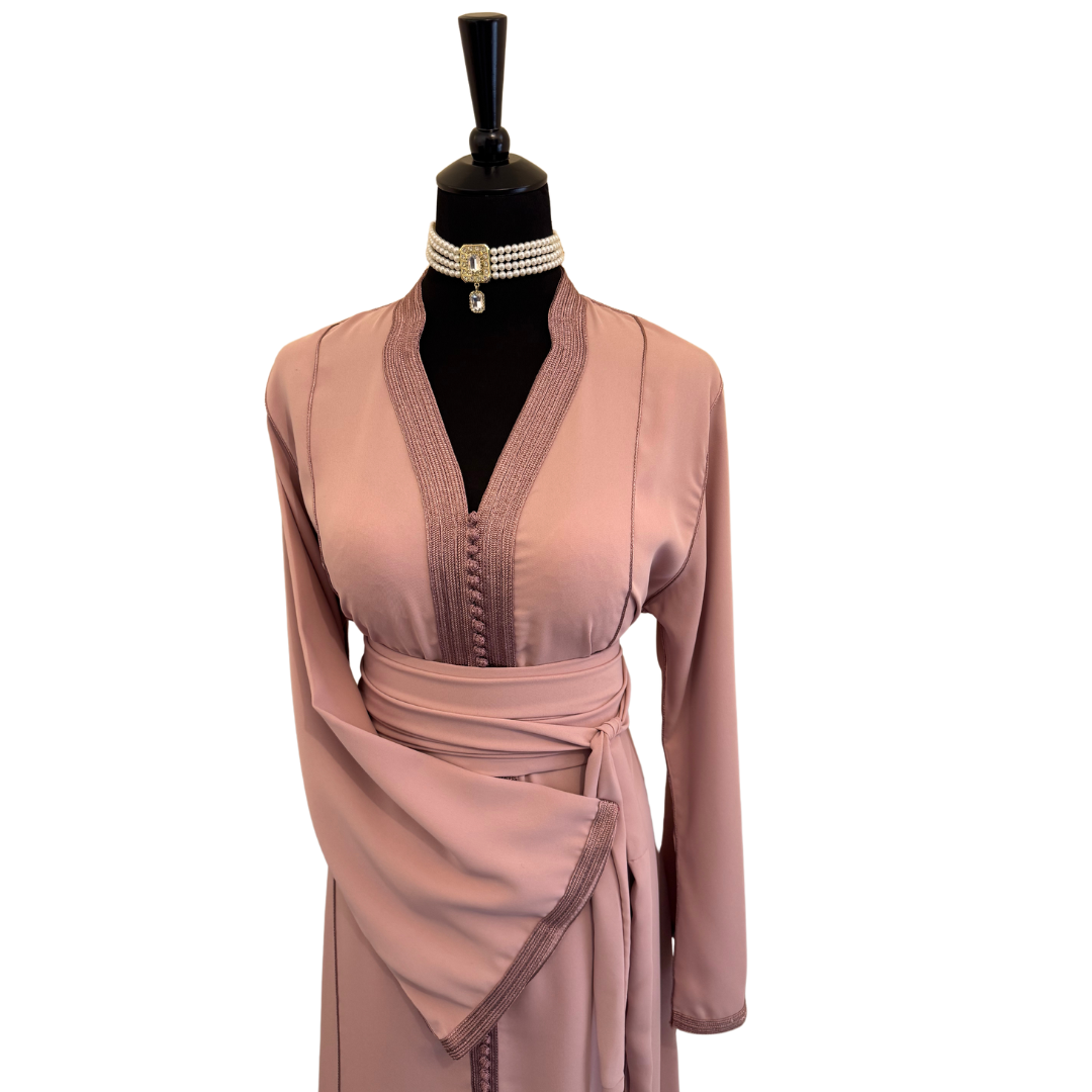 Caftan SINGAPOUR Rose nude